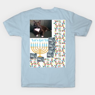 Smokey cat holiday lit T-Shirt